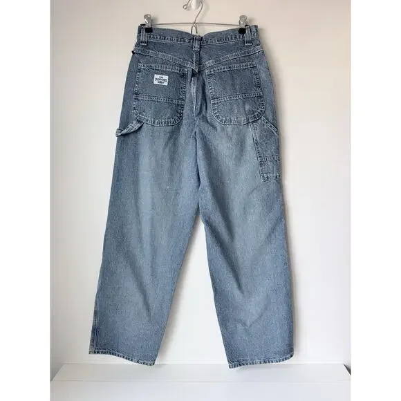 Vintage Lee Dungarees Carpenter Jeans Size 28 Relaxed Fit Y2K 29х31 USA 90s - Picture 1 of 13